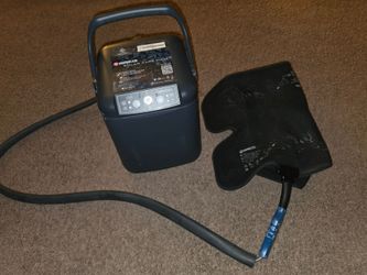 Breg polar care wave ice machine and Knee buddy two piece elevation pillow