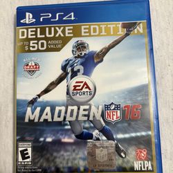 Madden NFL 16 PS4 