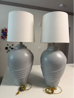 Pair of Modern Table Lamps