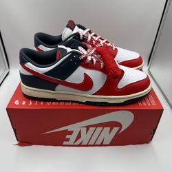 Nike Dunk Low Red White Blue – Size 11 – NEW (Box No Lid)