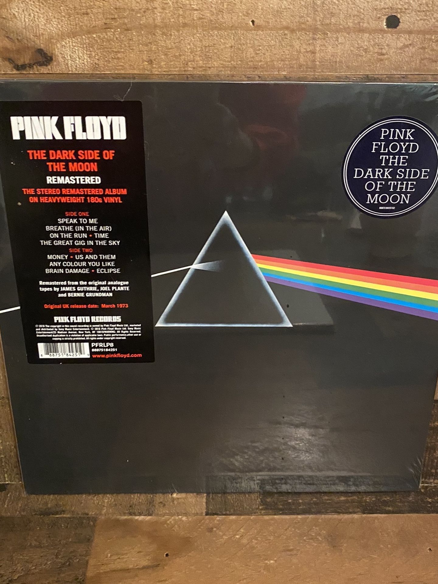 LP PINK FLOYD Dark Side of the Moon 180g Vinyl 2016 REMASTERED NEW MINT SEALED