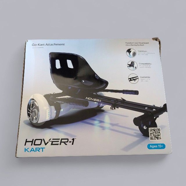 Hover-1 Go Kart HY-H1-BGY black Buggy Hoverboard Attachment