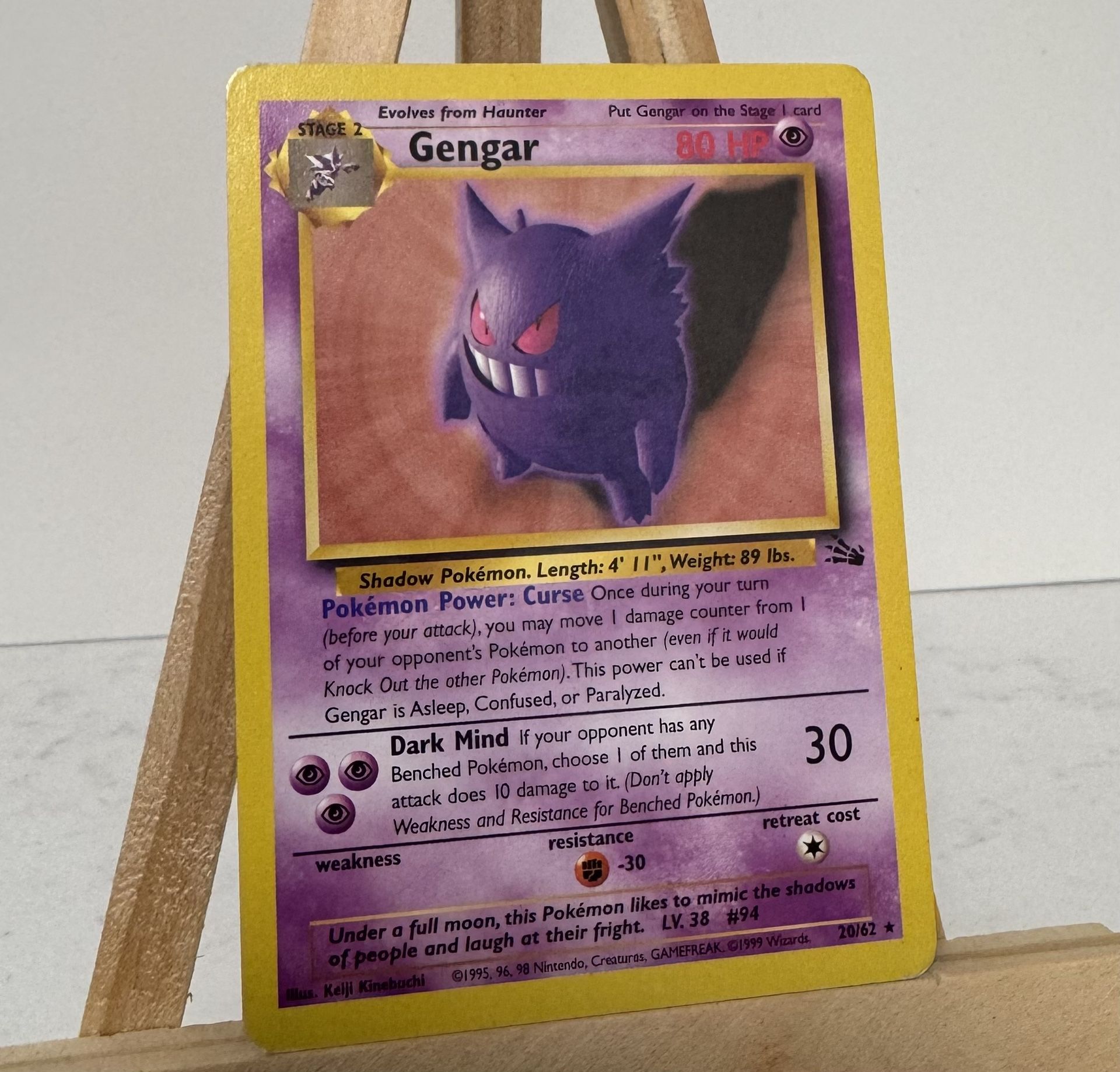 Gengar Fossil Non-Holo