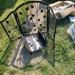 Fire Place Vent And Wodd Holder