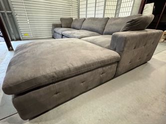 MODULAR CLOUD SECTIONAL CHAISE DEEP SOFA COUCH