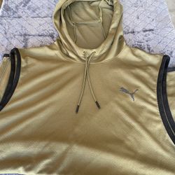 Mens New Without Tags Size Large PUMA Sleevless Hoodie