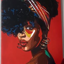 LARGE Beautiful Girl Painting 🖼😍