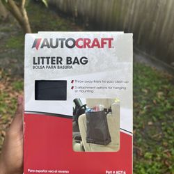 Autocraft brand car litter bag 