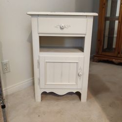 1 Farmhouse Nightstand/End Table