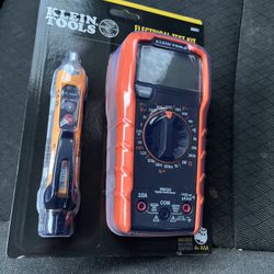 NEW Klein Tools Digital Multimeter + Voltage Tester – Retail $35