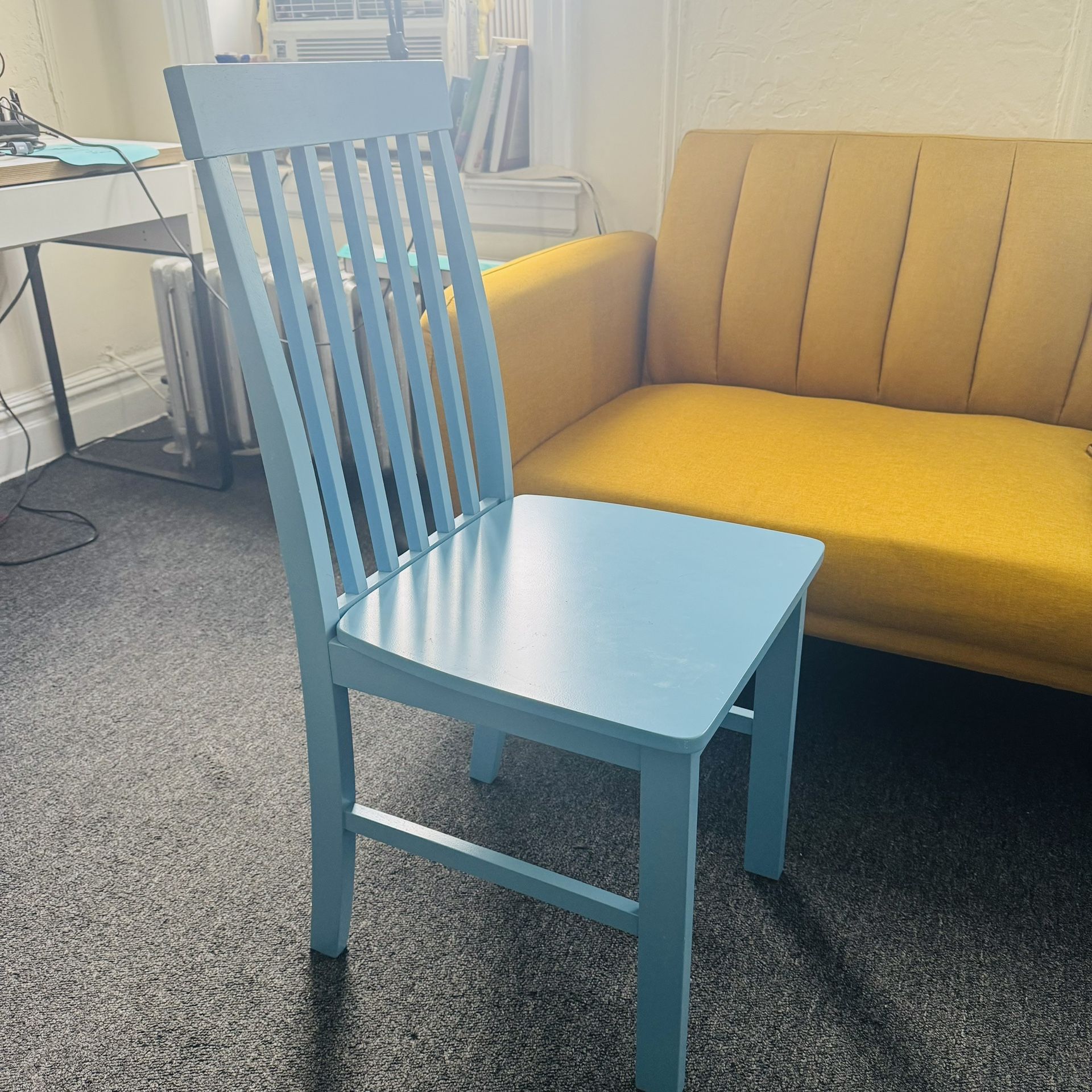 Ikea Blue Chairs (4 Chairs)