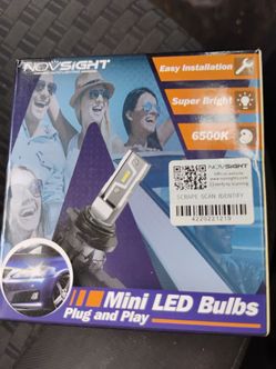 Novsight Mini LED Headlight H7 Bulbs 6500K