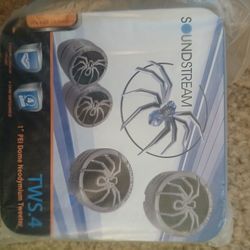 Soundstream 1" Metal Tweeters Pair New In The Box