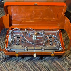 Mini propane camping grill