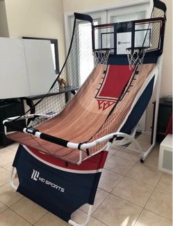 MD Sports Basketball Arcade Game – Foldable – Electronic Scoring Ages 8+