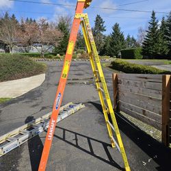 8ft Warner Leansafe Ladder. 300lb Rating