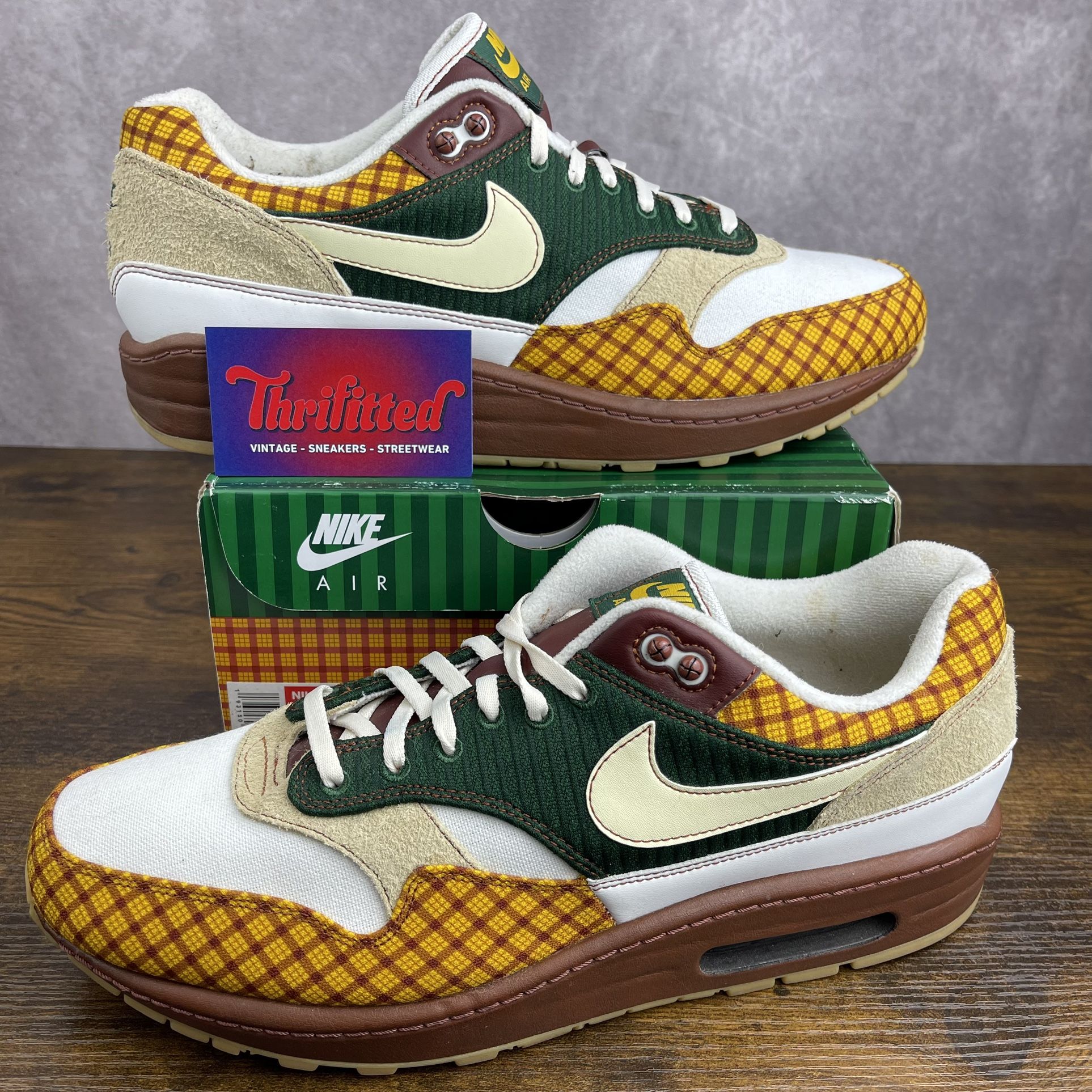 Nike Air Max 1 Susan Missing Link Size 12 CK6643-100 Multicolor Men’s Shoe Movie OG Rare