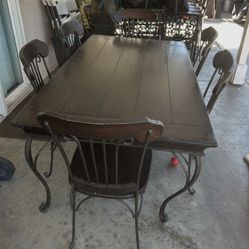 Table And Six Chairs