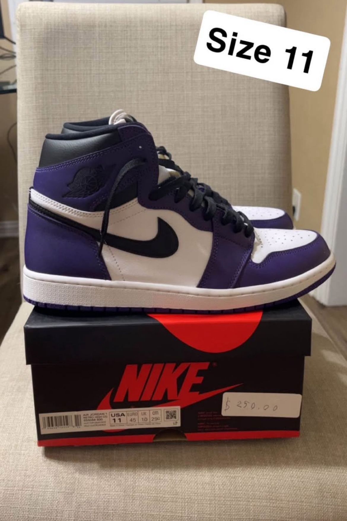 Air Jordan’s 1 Retro “Court purples 2.0” 