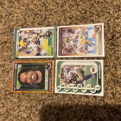 4 Jayden Daniels Rookie Football Cards With Score Orange Pumpkins Parallel Washington Commanders Rookie Of The Year 