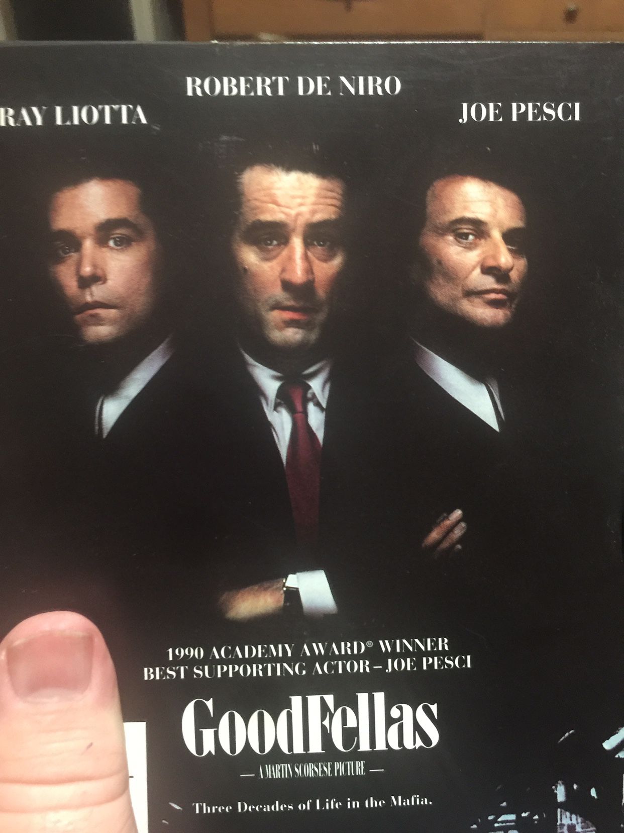 Goodfellas DVD Joe Pesci Ray Liotta Robert De Niro