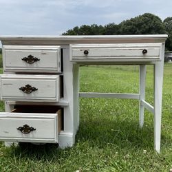 Refinished Distressed Desk 