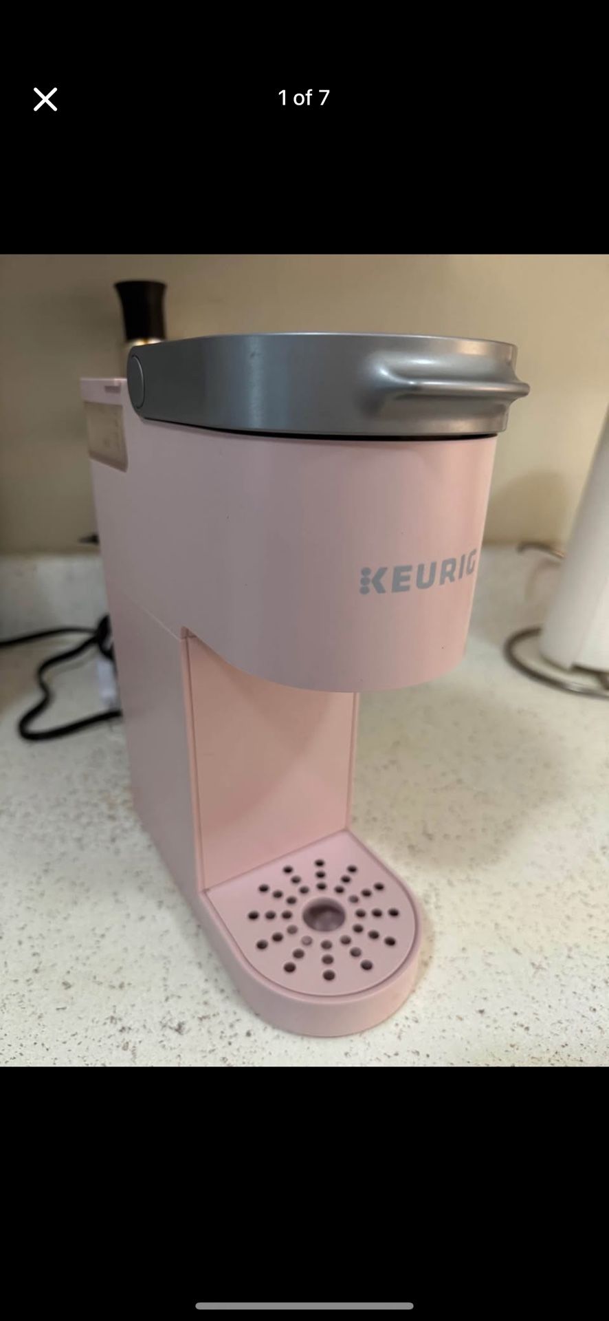Single Serve K-Mini Coffee Maker (Dusty Rose/pink)