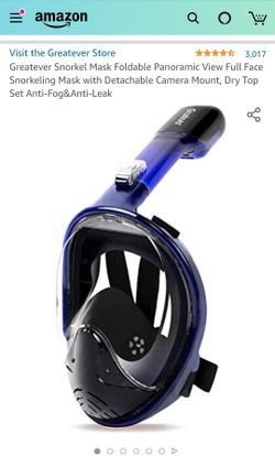 Snorkel Mask Dark Blue