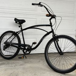 Awesome All Black Electra Tall Frame 7 Speed Cruiser 7 Bike