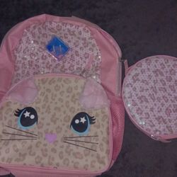 Girls Backpack With Matching Pencil BAG