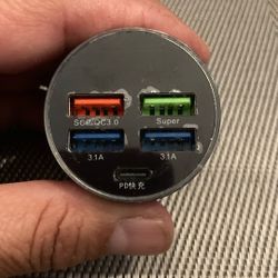 USB And Type C Car Charger