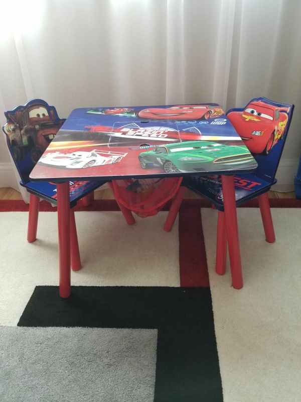 lightning mcqueen bedside table