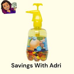 3-IN-1 Balloon Pumper Yellow Discovery Kids/250 colorful Balloons