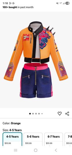 Rumi Demon Hunter Costume 4t /5t