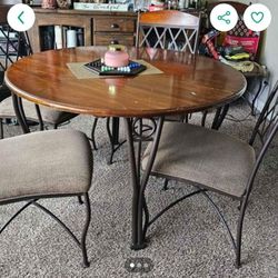 Iron Dining Table For 6