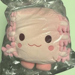 Roblox big games pet simulator X Axolotl pink plush