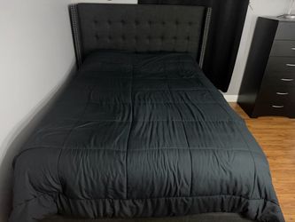 Charcoal Queen Bedframe