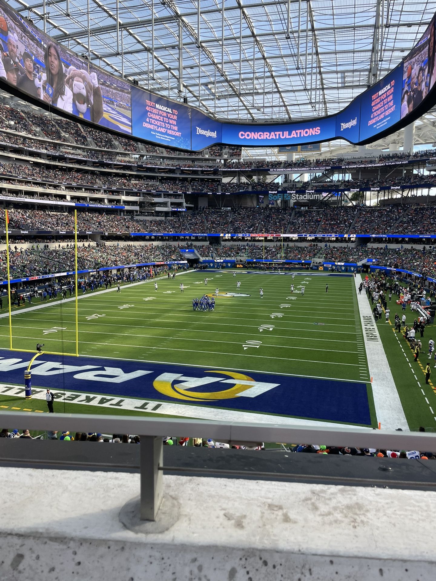 Rams Tickets - Plaza Level - Row 1