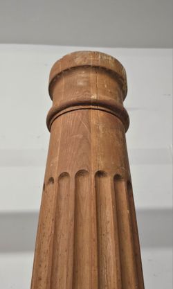 Vintage Wood Round Column