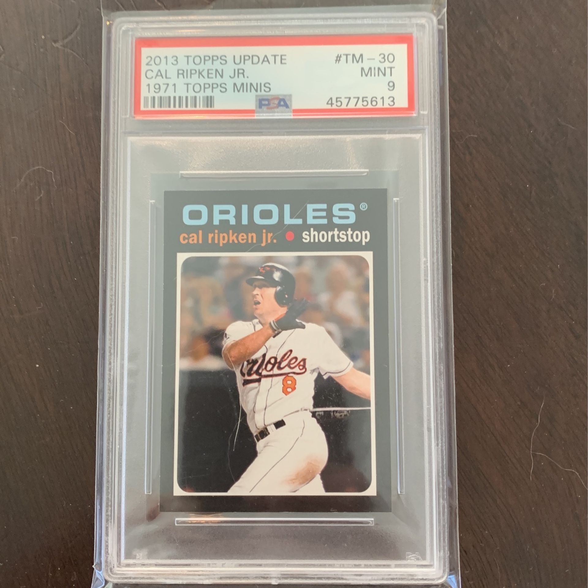2013 Tops Cal Ripken 1971 Topped Minis PSA 9