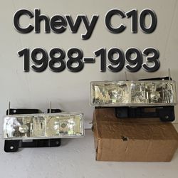 Chevy C10 Silverado 1988-1993 Headlights 