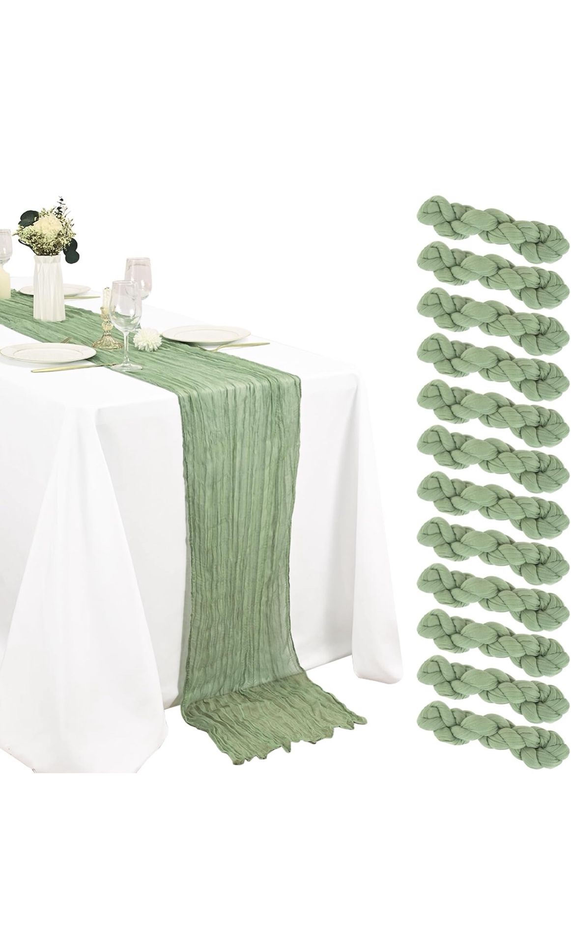 Cheese Cloth Table Runners