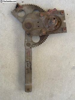 vw early 66 convertible beetle rear quarter window regulator