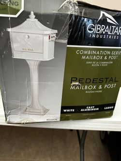 Mailbox With Pedestal