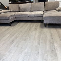 Double Chaise Sectional Couch