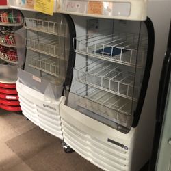 beverage Open Refrigerator