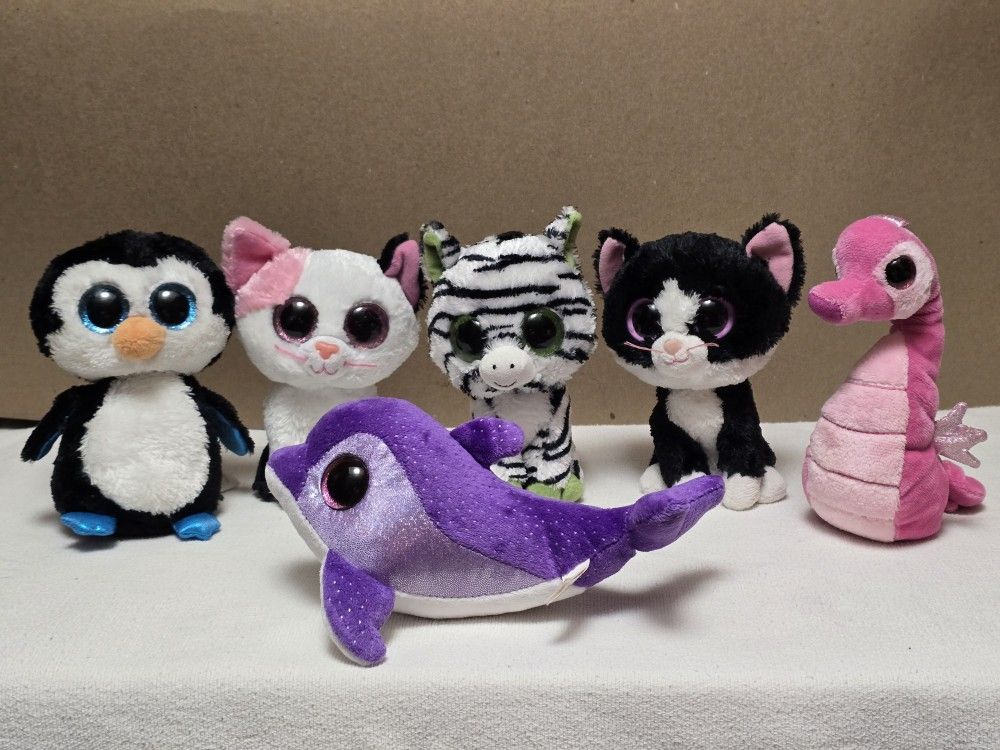 TY BEANIE BOOS ($5 & $10)