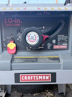 Craftsman 10-Inch Table Saw