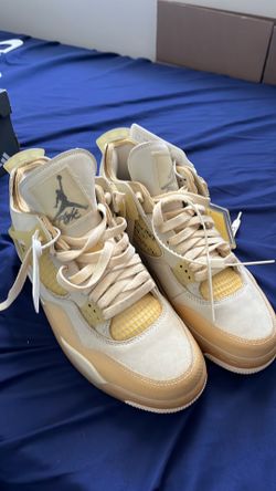 Never worn Jordan 4 off white sails