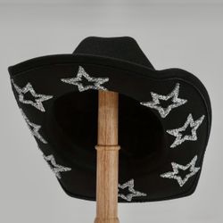 Rhinestone Star Cowgirl Hat 